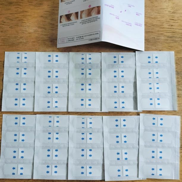 Amazon.co.jp: 韓国発 小顔テープ 80枚 リフティング たるみ